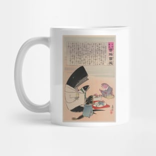 Japanese Whale Dining on Russian Sailors Mug